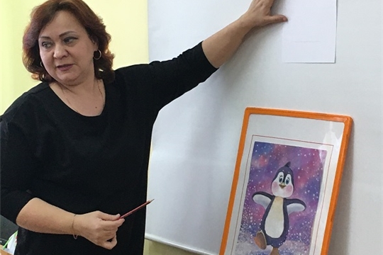 В рамках сотрудничества Алатырской детской школы искусств с БУ «Алатырский социально – реабилитационный центр для несовершеннолетних», прошла выставка детских работ на новогоднюю тематику.