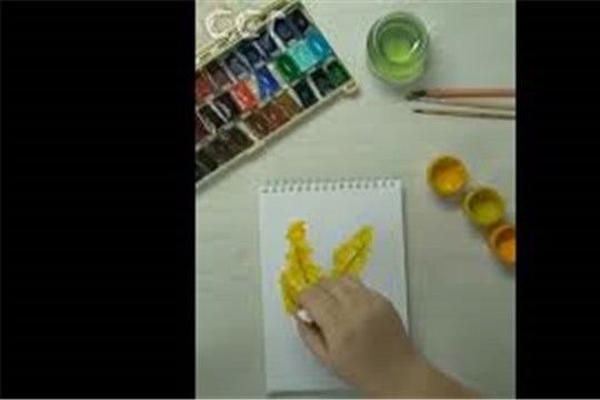 Мастер-класс "Рисуем веточку мимозы" (видео)