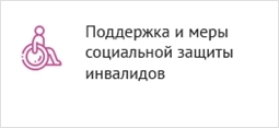 Поддержка и меры социальной защиты инвалидов