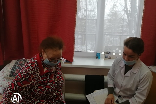 Осмотр получателей социальных услуг