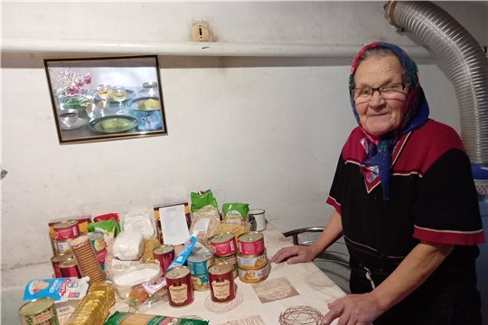 Очередная продуктовая помощь от фонда «Старость в радость»