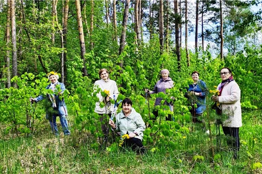 Шумерлинские «скандинавы» получают удовольствие от жизни