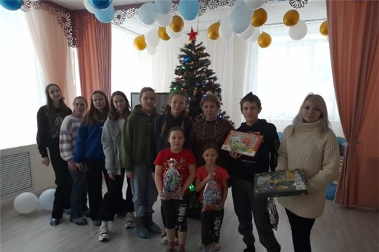 Волонтеры отряда «Движение первых» в гостях у воспитанников