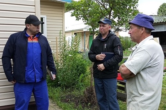 В целях пожарной безопасности пожилых граждан и инвалидов состоялся профилактический рейд