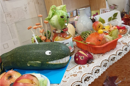 Выставка «Дары осени» в мини-клубе «Вишенка»