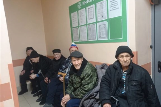 Подопечные отделения стационарного обслуживания д. Кильдюшево прошли плановое флюографическое обследование